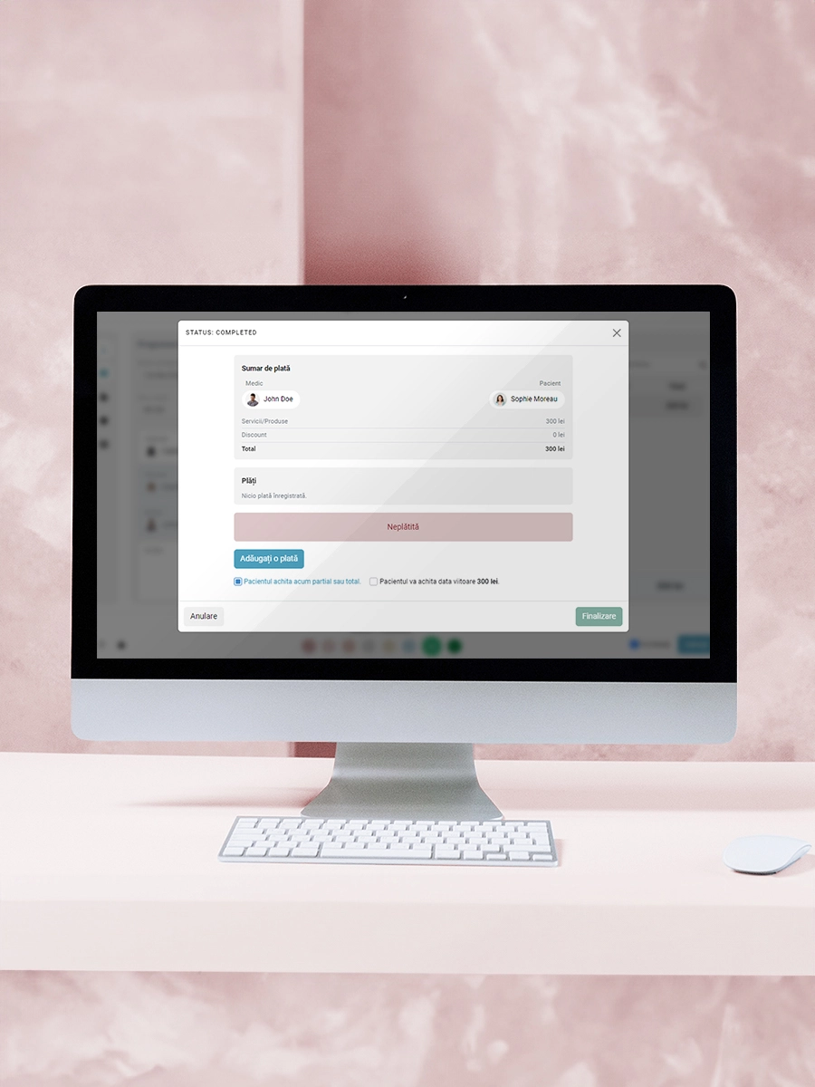 Gestion des Revenus et des Paiements fonction d'application logicielle
